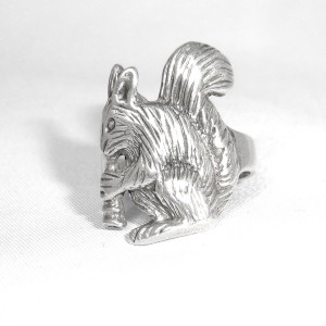 Eekhoorn squirrel 925 sterling zilveren ring silver vintage large designer special natural nature natuur bossen forest 2.JPG