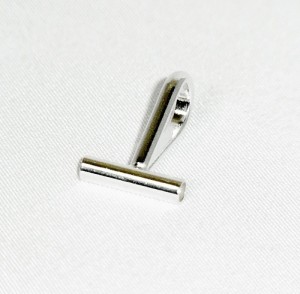 Horizontal horizontale Brooch Converter Broche Omvormer zilverkleurig silvertone b.JPG