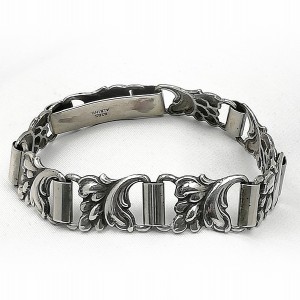 Aage Albing Denmark Denemarken 830 silver zilveren link bracelet schakel armband Jugendstil Skonvirke old oude sesigner vintage 1.jpg