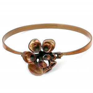 Hannu Ikonen Finland Bronze bronzen armband bracelet spang rendiermos reindeermoss designer modernist Scandinavian Finnish vintage 1.jpg
