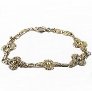 Theodor Fahrner 925 gilded vergulde schakel armband link bracelet vintage antique antieke designer filligree filigrain 6a.jpg