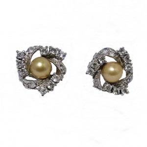 925  sterling zilveren silver oorstekers oorbellen vintage met parel earrings with pearlsparkling vintage designer 4a.jpg