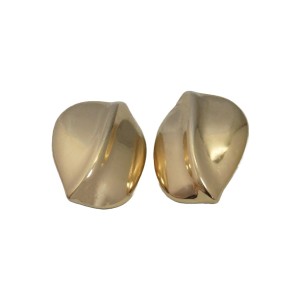 YSL Yves Saint Laurent France Frankrijk vintage designer clip earrings oorbellen gold tone goudkleurig high end haute couture 3.jpg