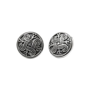 KOPI Celtic Keltische Viking  Hannunvaakuna Good Luck 925 S sterling silver zilvere clip earrings oorbellen vintage modernist Denmark Denemarken Scandinavian 2.jpg