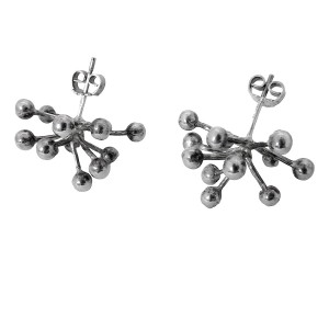 925 zilveren sputnick oorbellen stekers vintage modernist stud earrings silver brutalist 5a.jpg