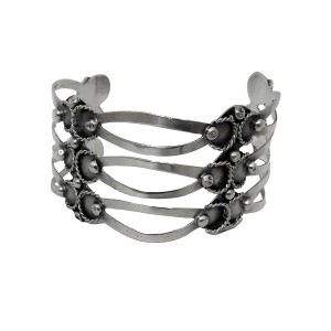 Vintage Sterling Silver talleres de Los Ballesteros Taxco Mexico Modernist Cuff Bracelet Hecho Mexico Taxco 925 zilveren spang armband 50er jaren 1950s designer 1a.jpg