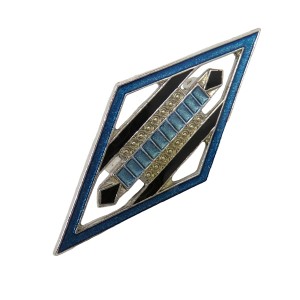 Pierre Bex vintage designer Art Deco brooch broche 1970s 70er jaren geometical geometrisch modernist France Frankrijk 10a.jpg