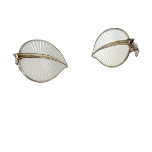 Albert Scharning Norway 925 silver zilveren Sterling GUILLOCHE Enamel emaille clip Earrings oorbellen vintage modernist 1960s 1950s Noorwegen 2a.jpg