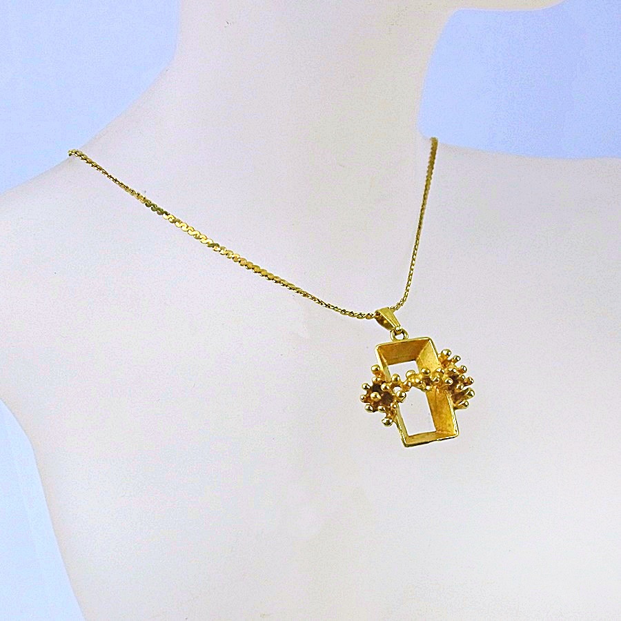Collier Chaîne Fine En Plaqué Or K&L (Kordes & Liechtenfels) Vintage - Pforzheim, Occasion