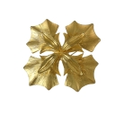 Dolce Vita (Paris) grote vintage vergulde broche uit de 90er jaren.