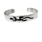 Fraaie Taxco (Mexico) 925 sterling zilveren vintage designer spang armband.