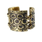 Zeldzame Marcel Buffet vintage bronzen schakel armband, 70er jaren.